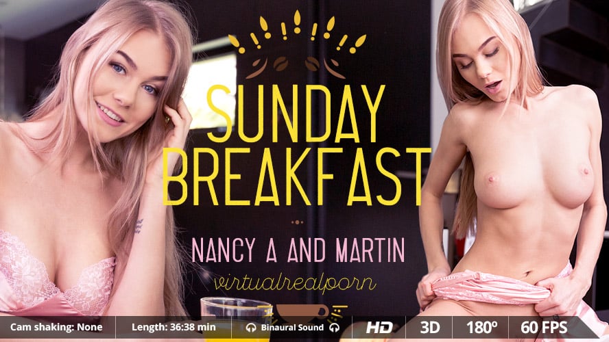 Nancy A in Sunday breakfast